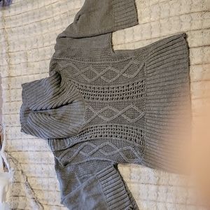 Used Great Condition Ashley Stewart Knit Scoop Neck Sweater Wide Sleeves